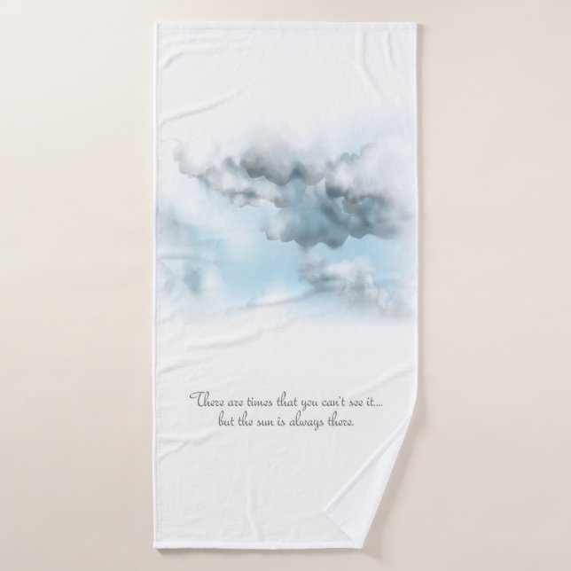 Toalha de banho de nuvens (Toalha de Banho)