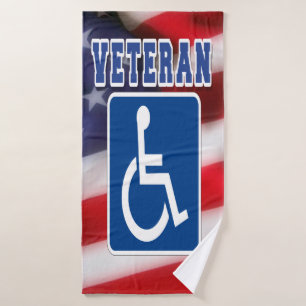 Toalha De Banho deficiente Veteran EUA