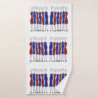 Toalha de banho (desenhada à mão única)