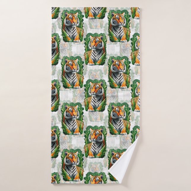 Toalha De Banho Design de padrão do Tiger (Toalha de Banho)