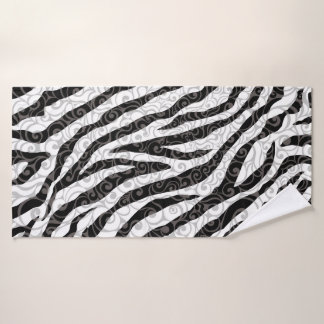 Toalha De Banho Design de Zebra Suave