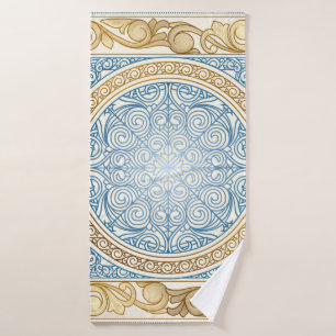 Toalha De Banho Design decorativo para ornamentados ouro