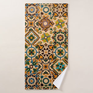 Toalha De Banho Detail of the traditional tiles (azulejos) from fa