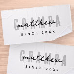 Toalha De Banho Dia de os pais Simples Elegante Moderno Grampa<br><div class="desc">Esta design simples e moderna é composta por tipografia sã-serif.</div>