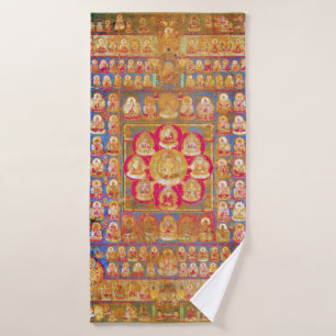 Toalha De Banho Diagrama Cósmico de Mandala para a Meditação