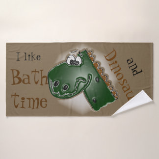 Toalha De Banho Dinosaurs and Bathtime