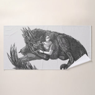 Toalha De Banho Dinossauro Sonolento
