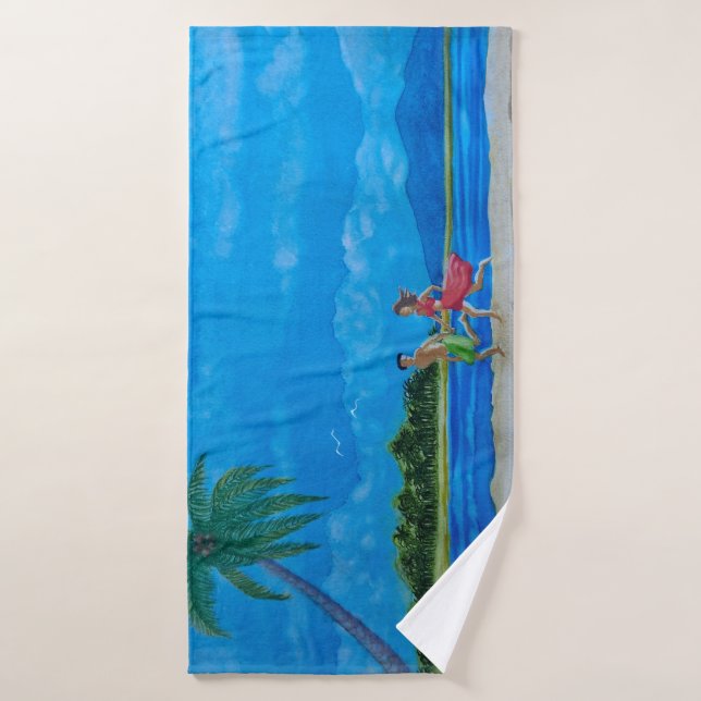 Toalha De Banho Diversão no Sol (Toalha de Banho)