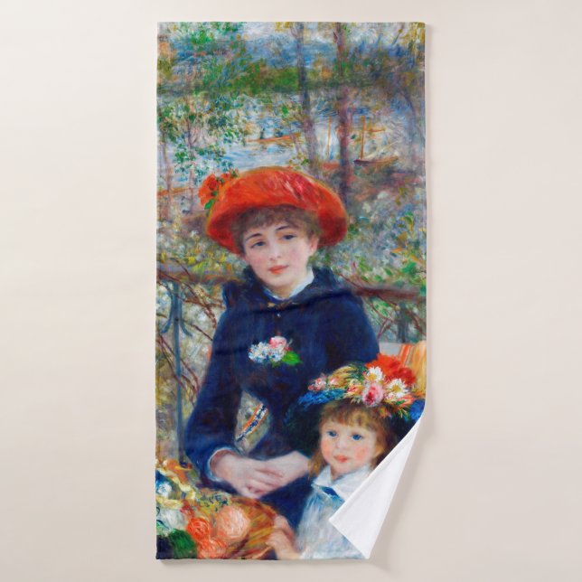 Toalha De Banho Duas Irmãs, Renoir (Toalha de Banho)