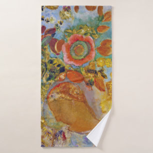 Toalha De Banho Duas jovens entre as flores, Redon