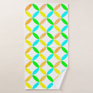Toalha De Banho Ellipse Pattern Abstrato Art