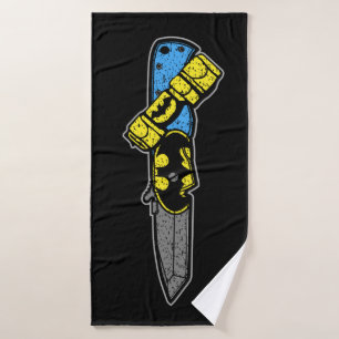 Toalha De Banho Emerson Knives CQC-7 Bat Utility Knife T-Shirt Tru