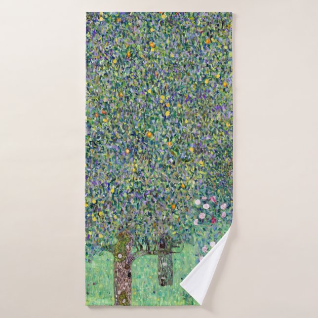 Toalha De Banho Esfregões Sob As Árvores, Gustav Klimt (Toalha de Banho)