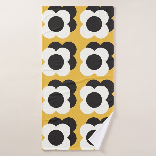 Toalha De Banho Estilo escandinavo, padrão de colheita floral (Toalha de Banho)