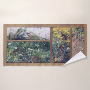 Toalha De Banho Estudos sobre aves, Bruno Liljefors