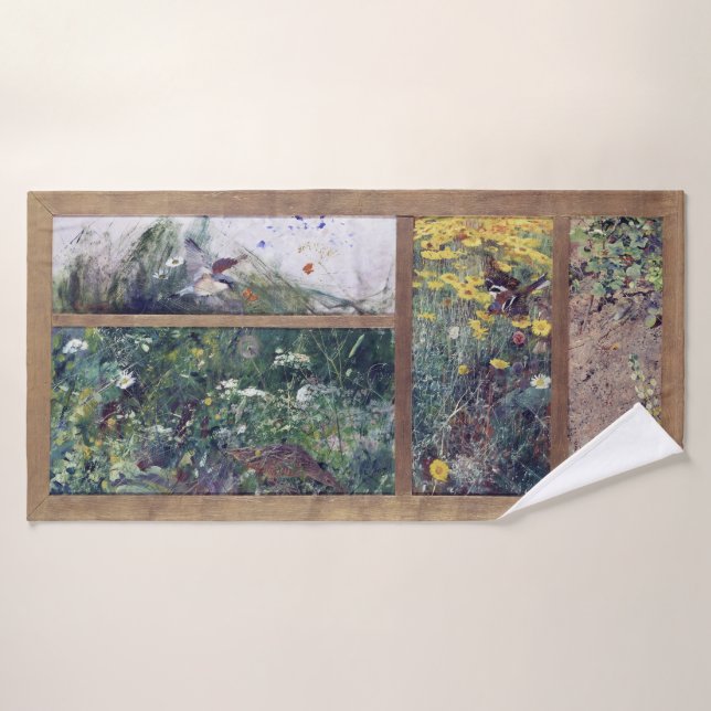 Toalha De Banho Estudos sobre aves, Bruno Liljefors (Toalha de Banho)