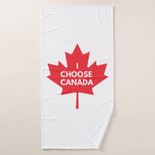 Toalha De Banho Eu escolho Canada Bath Toel