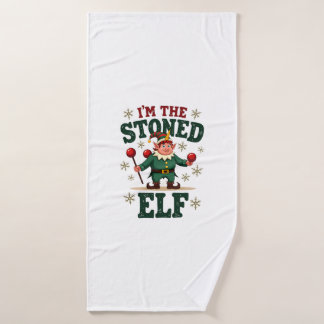 Toalha De Banho Eu Sou O Elfo Chapado Natal Antigo Dabbing Unico