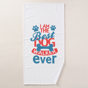 Toalha De Banho Eu sou o melhor porteiro de cães do verão