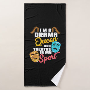 Toalha De Banho Eu Sou Uma Rainha do Drama