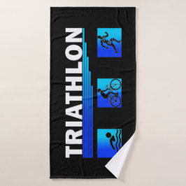 Toalha De Banho EVENT Towels/50-100/Triathlon: Natação, bicicleta,