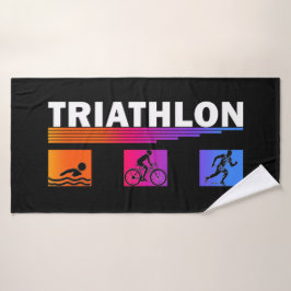 Toalha De Banho EVENT Towels/50-100/ Triathlon:Natação, bicicleta,
