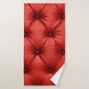 Toalha De Banho Fechar a textura de fundo da letra vermelha do esc