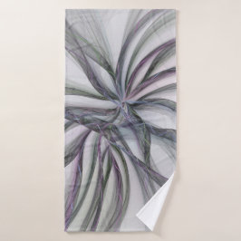 Toalha De Banho Filigree aciona Fractal Abstrato Swing Moderno