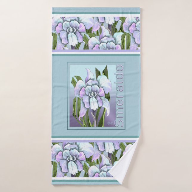 Toalha De Banho Flor de esmeraldo (Toalha de Banho)