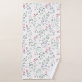 Toalha De Banho Folhagem Colorida Eucalyptus