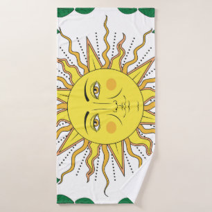 Toalha De Banho Frutas Tropicais De Limão, Face Solar.