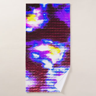 Toalha De Banho Fundo Animal. Padrão de Arte Suja. Clo artesanal