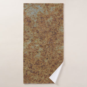 Toalha De Banho Fundo de ferrugem metálica antiga, abstrato,arte,a