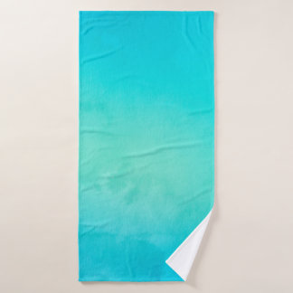 Toalha De Banho Fundo de textura azul-claro