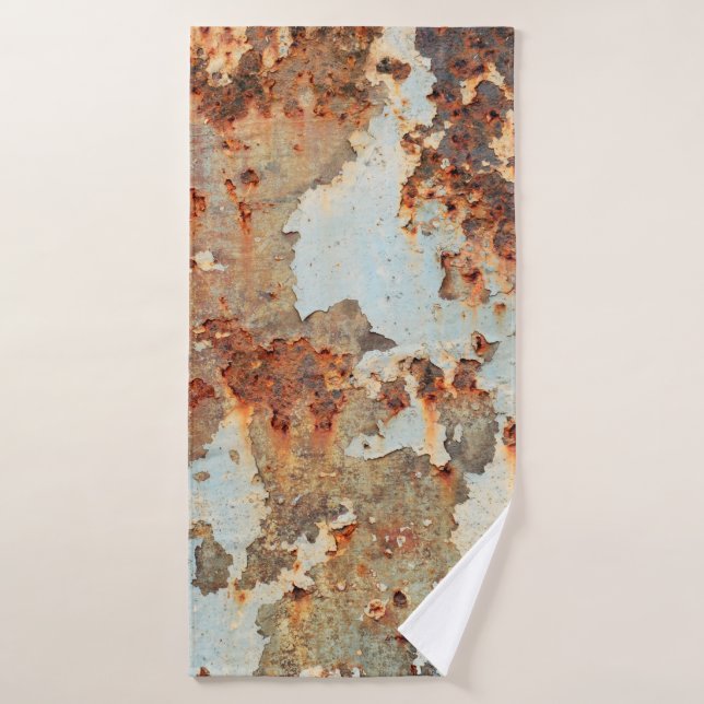 Toalha De Banho Fundo e textura antigos da superfície de ferrugem (Toalha de Banho)