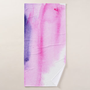 Toalha De Banho fundo feito a abstrato com mão com água artística