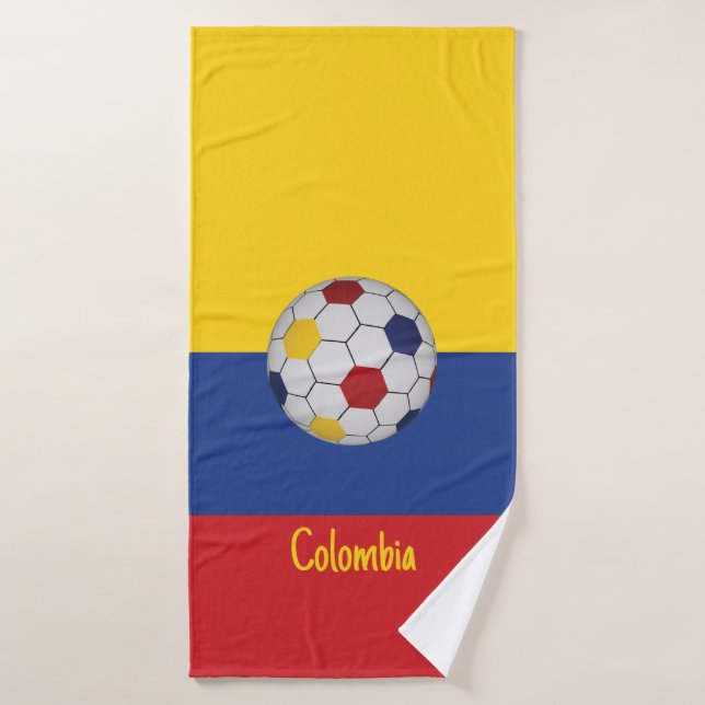 Toalha De Banho Futebol Colombiano (Toalha de Banho)
