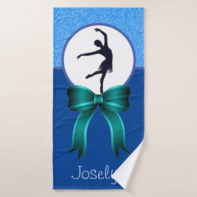 Toalha De Banho Garotas Dançam Brilho e Arco (Toalha de Banho)