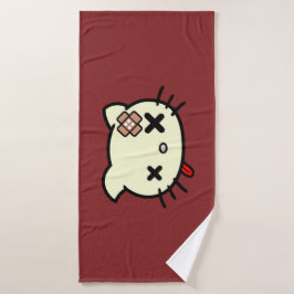 Toalha De Banho Gatinho doente