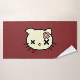 Toalha De Banho Gatinho doente