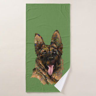 Toalha De Banho German shepherd