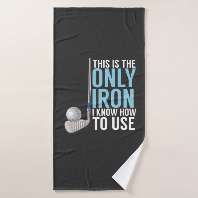 Toalha De Banho Golfe - Este É O Único Ferro (Toalha de Banho)