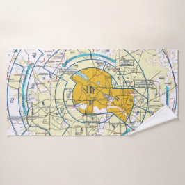 Toalha De Banho Gráfico de Aviação
