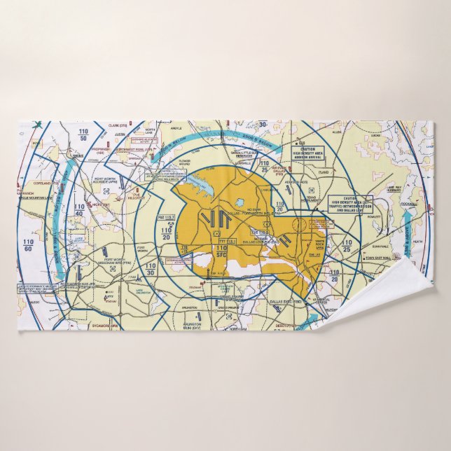 Toalha De Banho Gráfico de Aviação (Toalha de Banho)