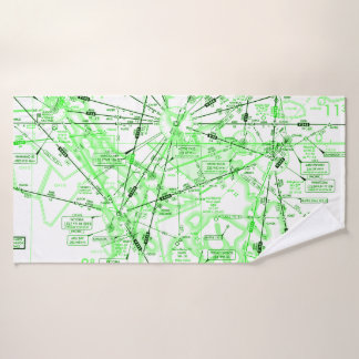 Toalha De Banho Gráfico de Aviação