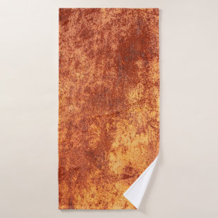 Toalha De Banho Grunge, textura de metal enferrujado, ferrugem e m