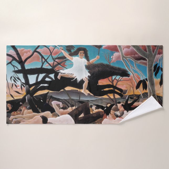 Toalha De Banho Guerra, Henri Rousseau, 1894 (Toalha de Banho)