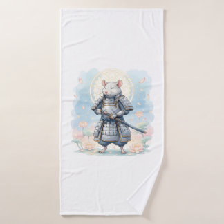 Toalha De Banho guerreiro Samurai Rat