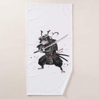 Toalha De Banho guerreiro Samurai Rat