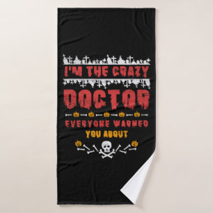 Toalha De Banho Halloween Doctor